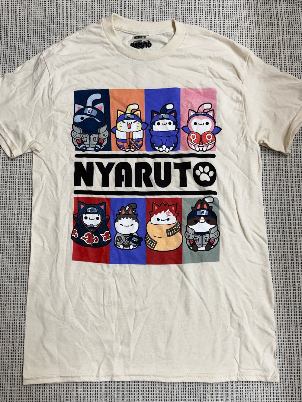 Graphic Kids Tee in Cream